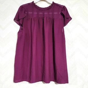 Sheer Torrid Top size 0
